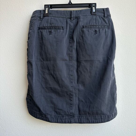 $5/$25 Anthropologie Pilcro Gray Lace Crochet Panel Mini Pencil Skirt Si… - Picture 3 of 5